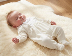 Hannah Sleepsuit Ivory