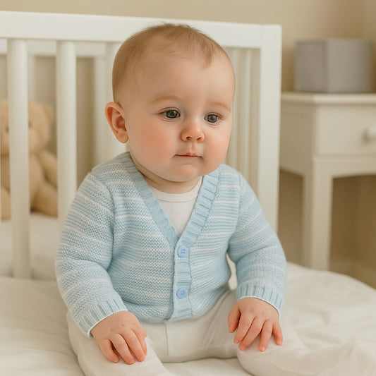 Jacob Baby Cardigan Blue
