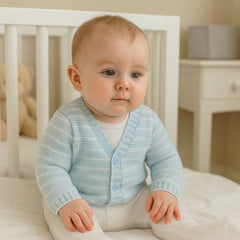 Jacob Baby Cardigan Blue