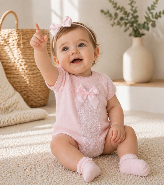 Lara Romper Pink