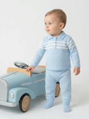 Mateo Trouser Suit Blue