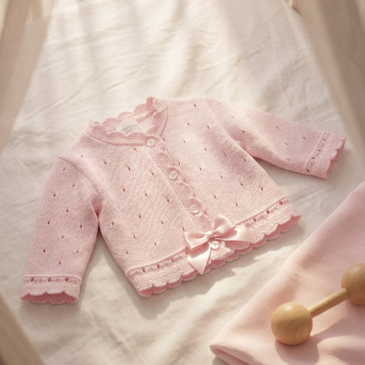 Miranda Baby Cardigan Pink