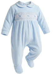 Rocking Horse Sleepsuit Blue
