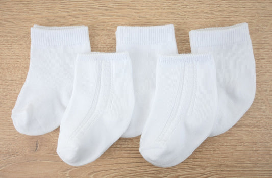 Baby Socks White 5 Pack