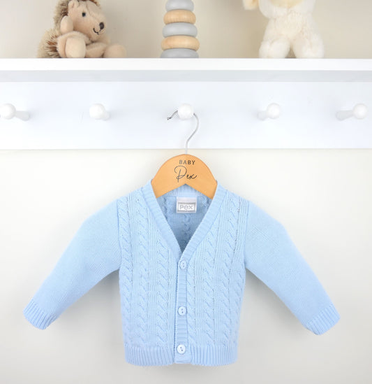 Sawyer Baby Cardigan Blue