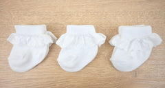 Sophie Lace Baby Socks 3 Pack