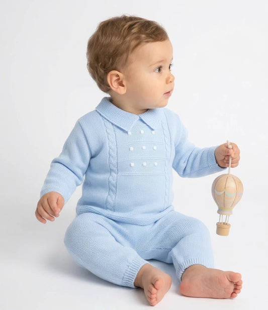 Thomas Trouser Suit Blue
