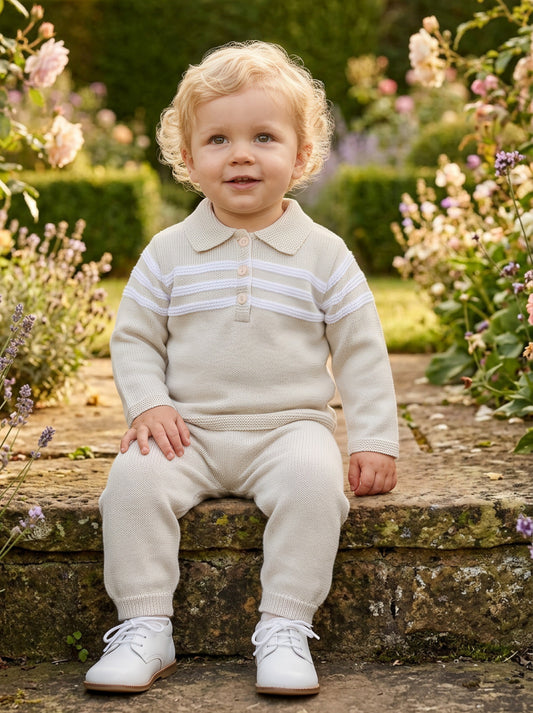 Mateo Trouser Suit Natural