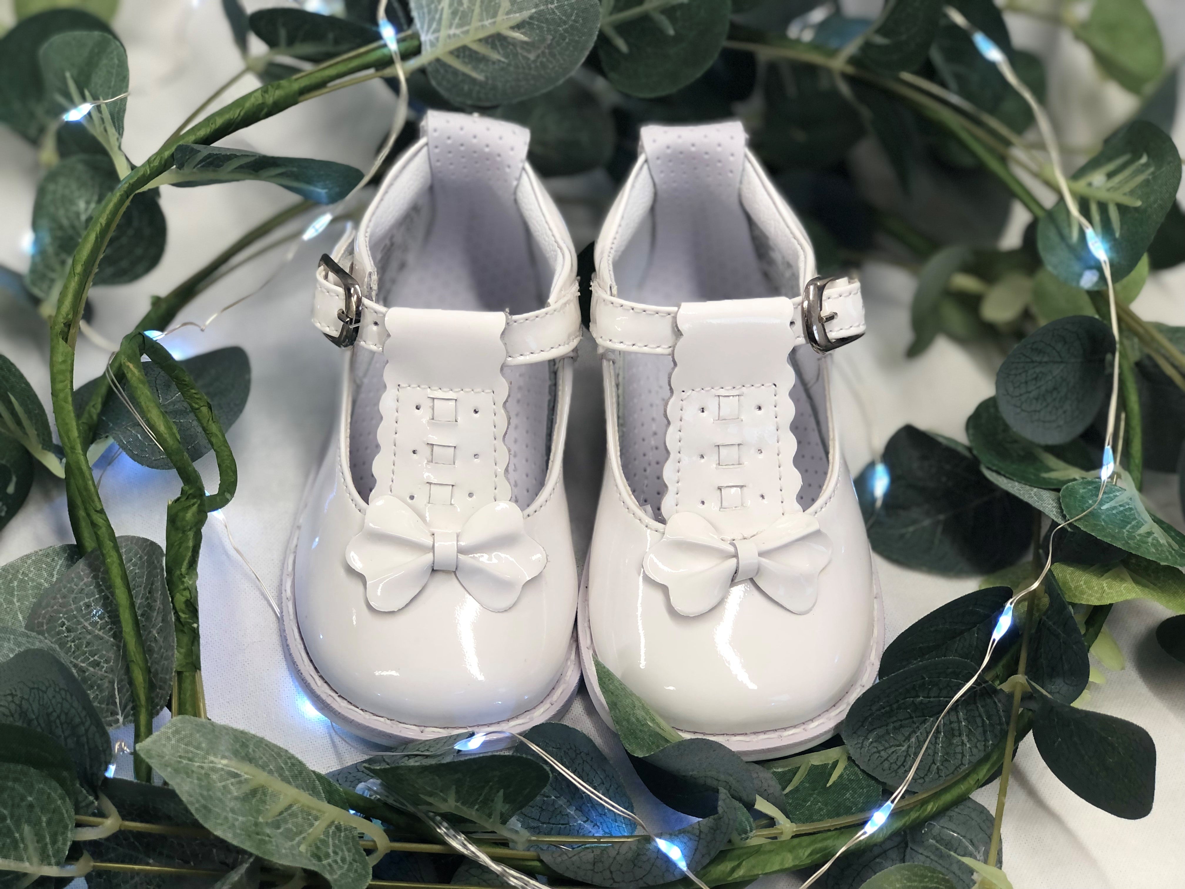 Anastasia Shoe White Patent - Daydream Babywear
