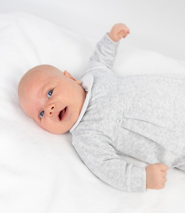 Silvio Sleepsuit  Grey - Daydream Babywear