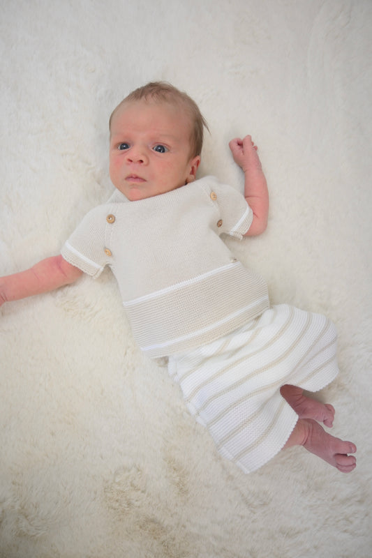 Casper Shorts Suit Natural