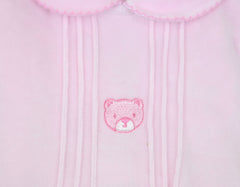 Bear Baby Sleepsuit Pink