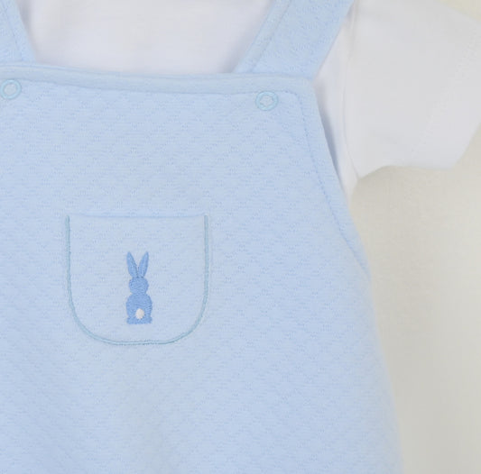 Bunny Dungaree Outfit Blue
