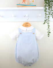 Pablo Dungaree Suit Blue