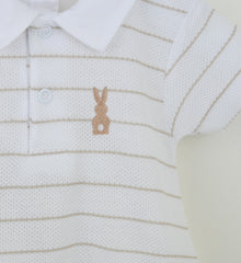 Cottontail Baby Romper Natural