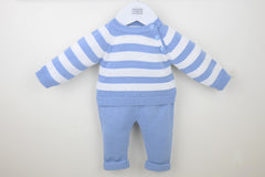 Frankie Suit Dusky Blue