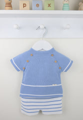 Casper Shorts Suit Dusky Blue