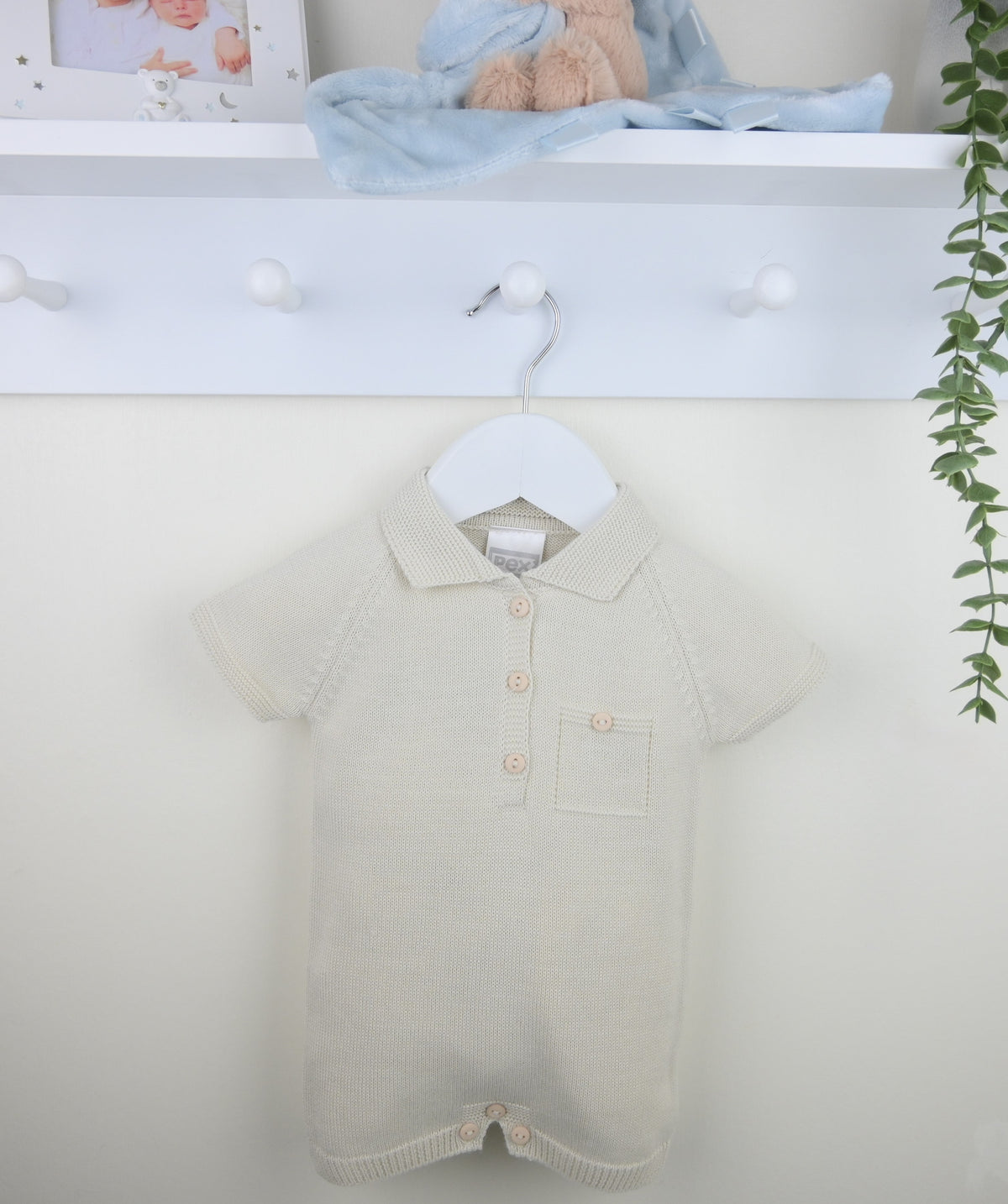 Bradley Romper  Natural
