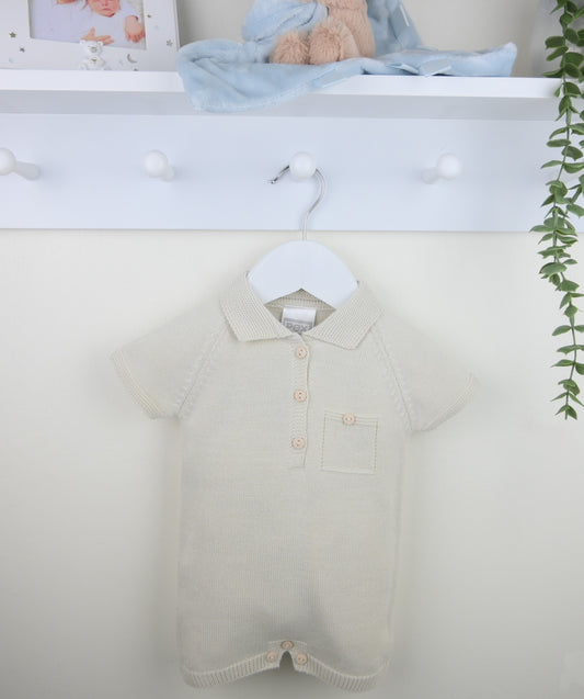 Bradley Romper  Natural