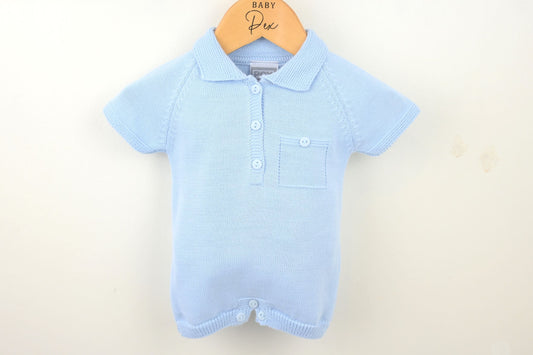 Bradley Romper Blue