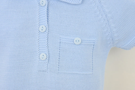 Bradley Romper Blue