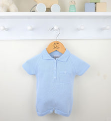 Bradley Romper Blue