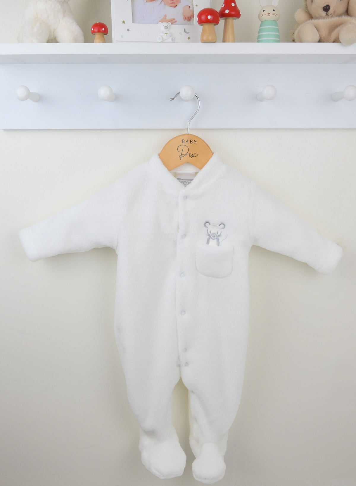 Fluffy Mouse Sleepsuit