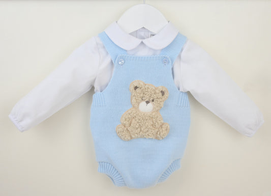 Boys Bear Outfit Blue