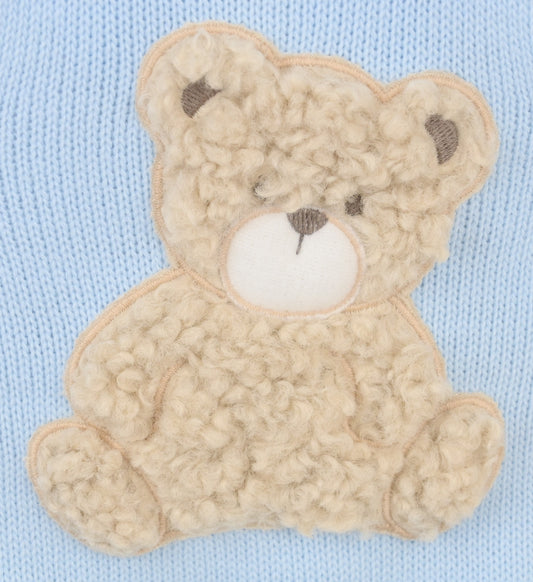 Boys Bear Outfit Blue