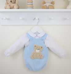 Boys Bear Outfit Blue