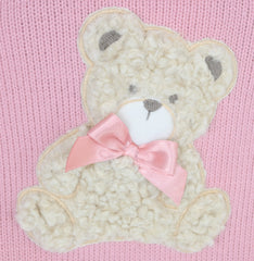 Girls Bear Outfit Dusky Pink