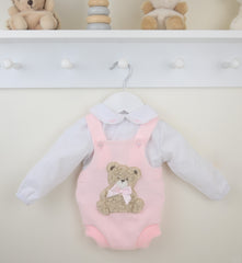 Girls Bear Outfit Pink