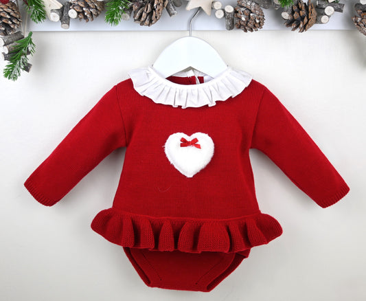 Cecily Pants Suit Red