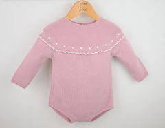 Amber Romper Dusky Pink