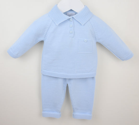 Louis Trouser Suit Blue