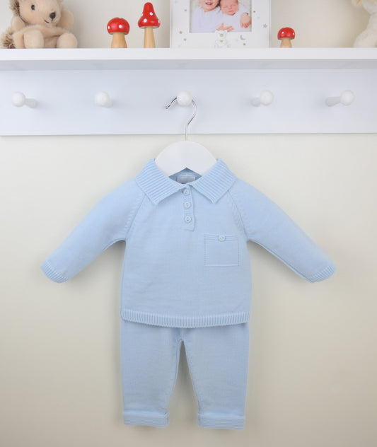 Louis Trouser Suit Blue