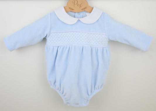 Albert Romper Blue