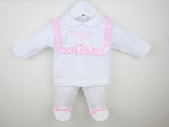Rosa Baby Pyjamas White/Pink