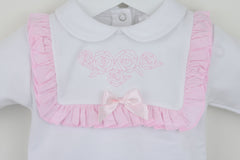 Rosa Baby Pyjamas White/Pink