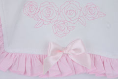 Rosa Baby Pyjamas White/Pink