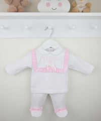 Rosa Baby Pyjamas White/Pink