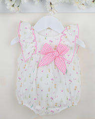 June Romper Pink