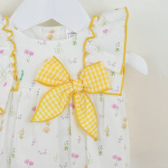 June Romper Yellow