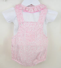 Muriel Dungaree Suit Pink