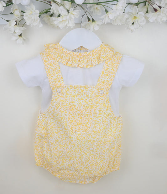 Muriel Dungaree Suit Yellow