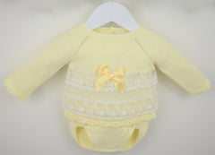 Arianna Pants Suit Lemon