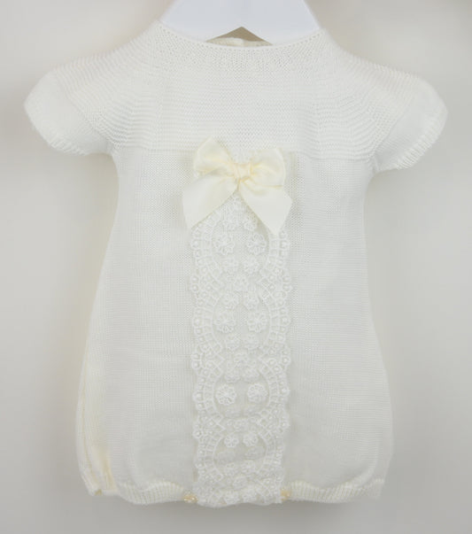 Lara Romper Ivory