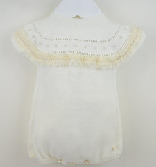 Gia Romper Ivory