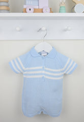 Mateo Romper Suit Blue