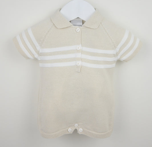 Mateo Romper Suit Natural